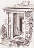 'Front Door' drawn for the 'Old Codger's Cookbook'