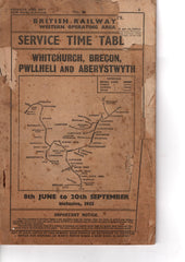 British Railways Western Operating Area