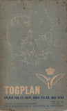 DSB Togplan (Timetables) 27th Sept 1964 til 29 Mai 1965