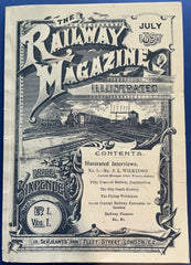 Railway Magazine: No 1, Vol 1 - Reprint.
