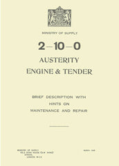 Ministry of Supply 2-10-0 Austerity Engine & Tender 1945 - DIGITAL EDITION